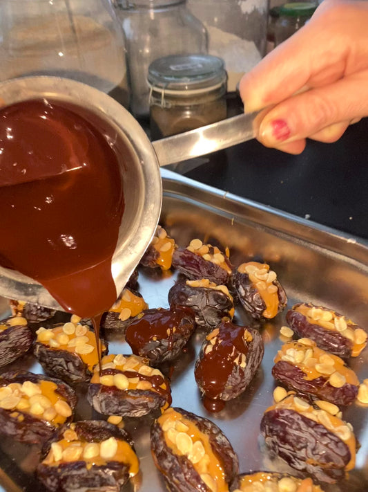 Backkurs: Snickers und Bounty Imitate Ohne ZUCKER herstellen