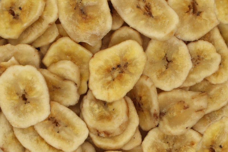 Bananenchips gesüßt